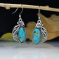 Bohemian Creative Flower Leaf Shaped And Turquoise Earrings - Earrings That Bring Out Your Inner Flower Child