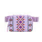 Bohemian Print Waist Bag with Adjustable Shoulder Strap Waterproof Antibacterial - Teleplus bohemian print waist bag