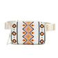 Bohemian Print Waist Bag with Adjustable Shoulder Strap Waterproof Antibacterial - Teleplus bohemian print waist bag