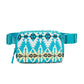 Bohemian Print Waist Bag with Adjustable Shoulder Strap Waterproof Antibacterial - Teleplus bohemian print waist bag