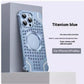 Borderless Aluminum Alloy Phone Case With Hollow Heat Dissipation And Magnetic Suction - Borderless Aluminum Alloy Case