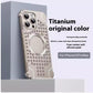 Borderless Aluminum Alloy Phone Case With Hollow Heat Dissipation And Magnetic Suction - Borderless Aluminum Alloy Case