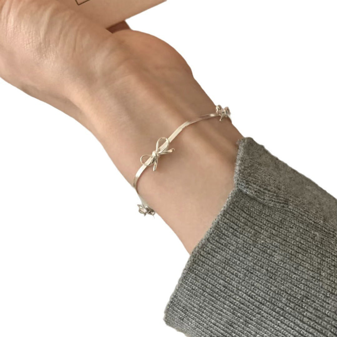 Bow Snake Bones Chain Bracelet For Women - Bow Snake Bones Chain Bracelet for Women