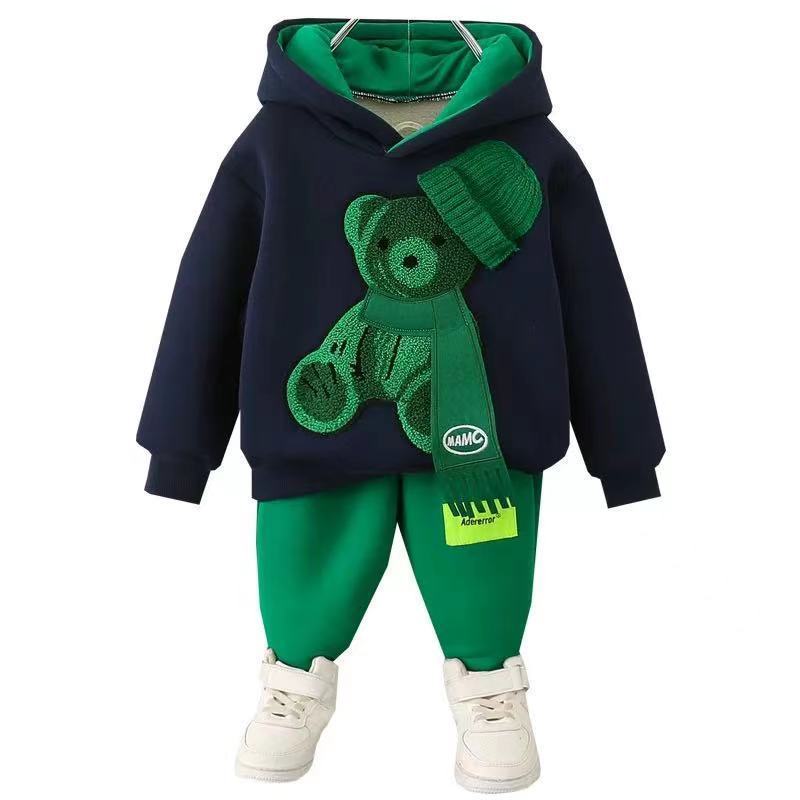 Boys’ And Girls’ Suit Fashionable Children’s Clothing Spring And Autumn Sports Sweater - Fashionable Kids