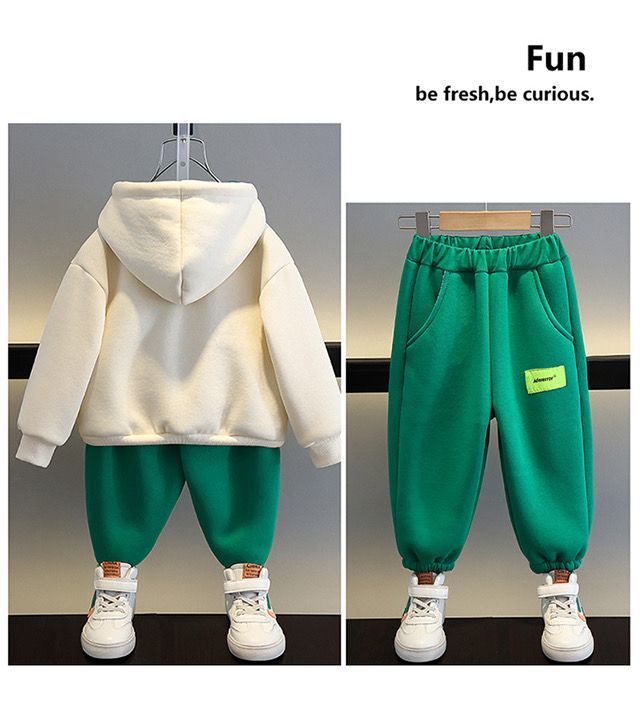 Boys’ And Girls’ Suit Fashionable Children’s Clothing Spring And Autumn Sports Sweater - Fashionable Kids