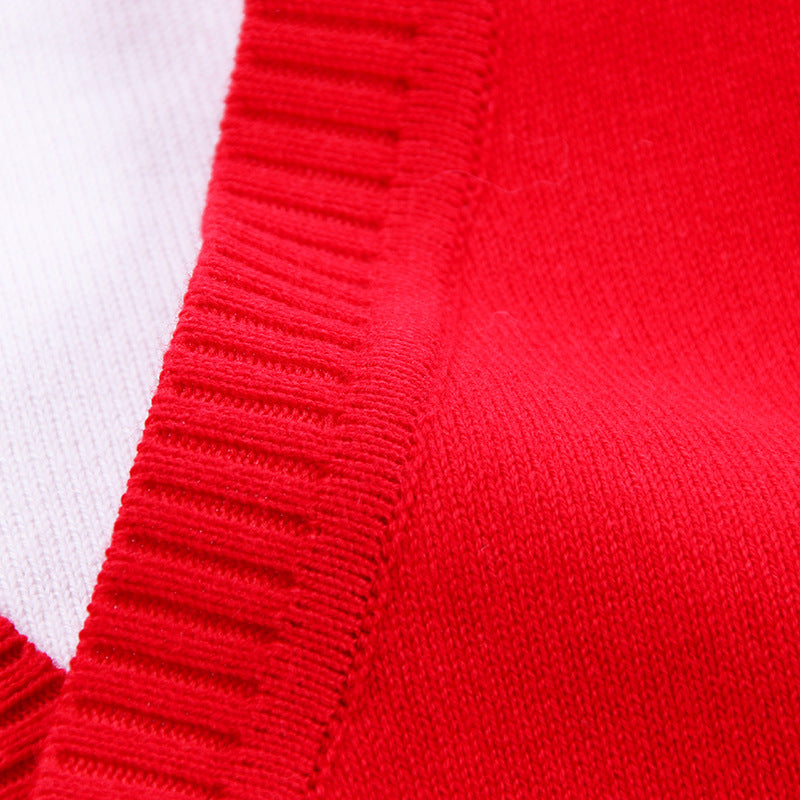 Boys Cardigan Jacket Single Breasted Sweater in Cotton with V-Neck - Teleplus boys cardigan jacket single breasted