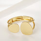 Fashionable asymmetric alloy spring bracelet in gold black gun matte - Asymmetric Alloy Spring Bracelet fashionable