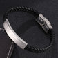 Bracelet Leather Rope Hand-woven Watch Chain Neutral Creative Simple - Black Leather Hand-woven Watch Chain Bracelet