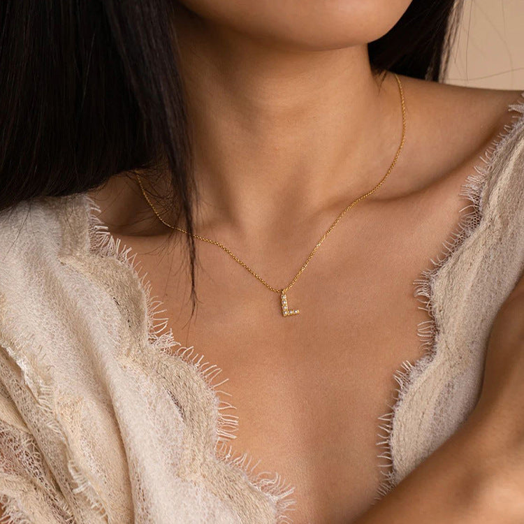 Personalized Letter 3D Metal Ornaments for United States CHF Decorations - in Rose Gold Bliss united states chf