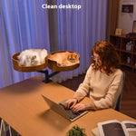 Bracket Cat Nest Wall Mounted Bed Wooden Perch Shelf for Indoor Cats - bracket cat nest