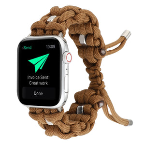 Braided Cord Strap for Apple Watch Nylon Outdoor Umbrella Compatibility - Sunny Days Need Umbrellas outdoor umbrella