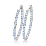 United States Brass Earrings in Platinum Rose Gold and 18K - Dazzle That Bring the Bling united states chf brass
