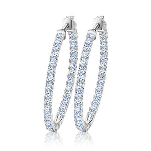 United States Brass Earrings in Platinum Rose Gold and 18K - Dazzle That Bring the Bling united states chf brass