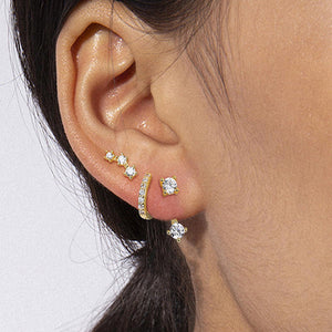 Gold and Silver Electroplated Copper Earring Treatment Pack for United States Customers - Trendy Drop Earrings in Card