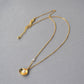 Brass Gold-plated Minimalist Gold Shell Freshwater Pearl Necklace - Chic Gold Shell Necklace for Pearl Lovers with Style