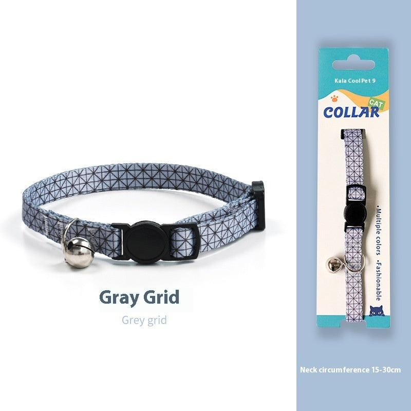 Breakaway Cat Collar Dark Night Mirror Flower Four Seasons Adjustable Safety - dark night mirror flower four seasons