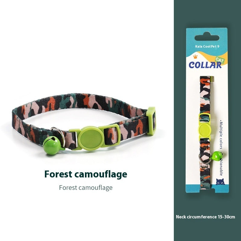 Breakaway Cat Collar Dark Night Mirror Flower Four Seasons Adjustable Safety - dark night mirror flower four seasons