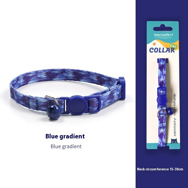 Breakaway Cat Collar Dark Night Mirror Flower Four Seasons Adjustable Safety - dark night mirror flower four seasons