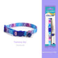 Breakaway Cat Collar Dark Night Mirror Flower Four Seasons Adjustable Safety - dark night mirror flower four seasons