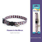 Breakaway Cat Collar Dark Night Mirror Flower Four Seasons Adjustable Safety - dark night mirror flower four seasons