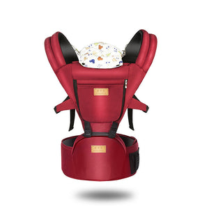 Breathable Baby Carrier with Waist Stool for 0-48 Months and All Seasons - Tiny Adventures breathable baby carrier