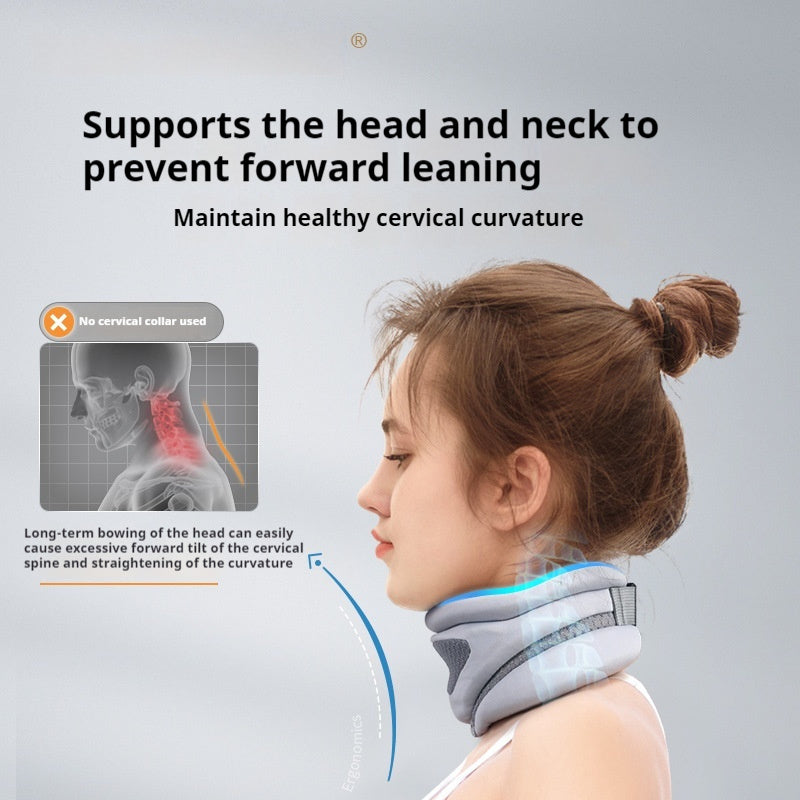 Breathable Bionic Neck Support for Cervical Vertebra Care and Avoiding Leaning - Teleplus cervical vertebra care
