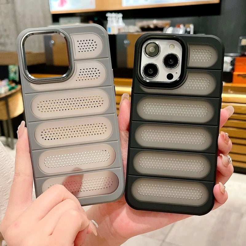 Breathable Heat Dissipation TPU Phone Case for Pro Max Protection - iPhones breathable heat dissipation pro max
