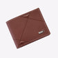 Breathable Synthetic Leather Wallet in Black Brown or Dark Coffee - Teleplus synthetic leather wallet breathable dark