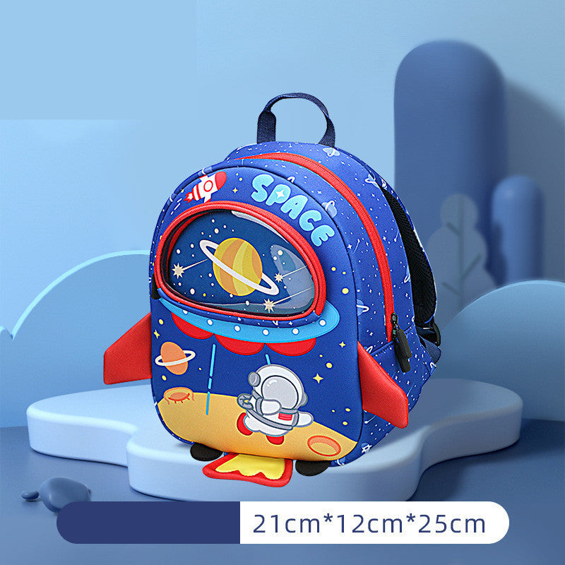 Breathable Trend Astronaut Kindergarten Anti Lost Backpack - Breathable Rocket Backpack for Tiny Space Explorers