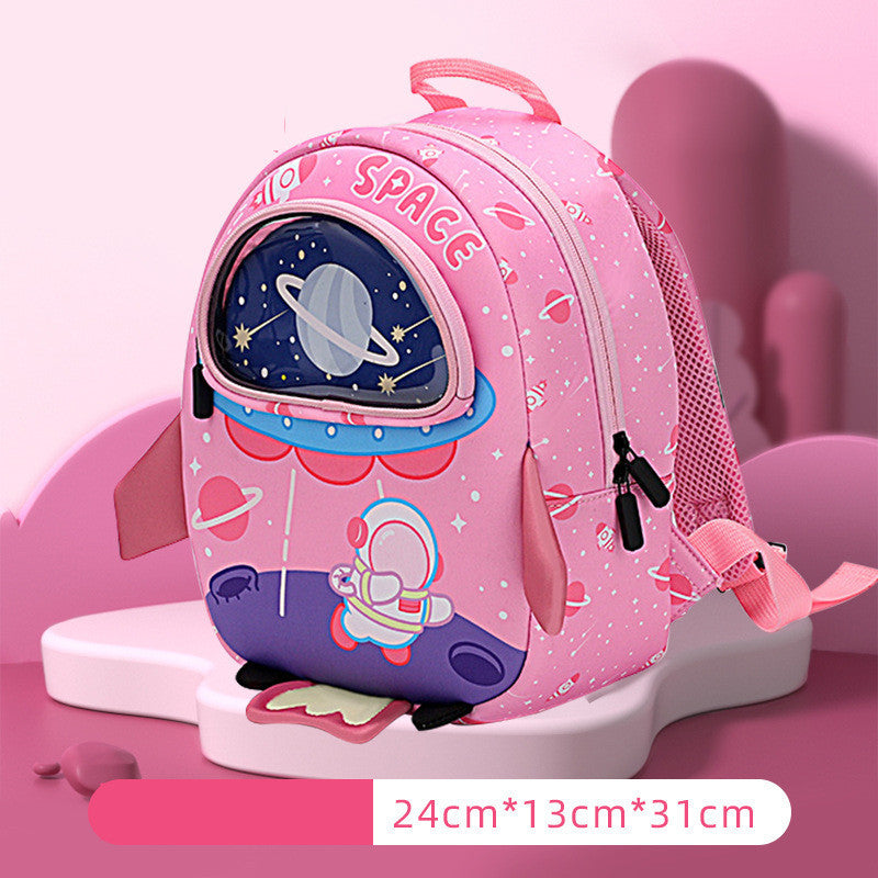 Breathable Trend Astronaut Kindergarten Anti Lost Backpack - Breathable Rocket Backpack for Tiny Space Explorers