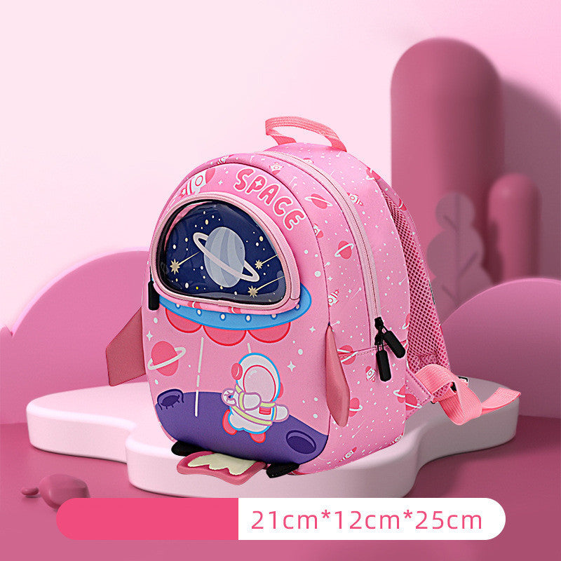 Breathable Trend Astronaut Kindergarten Anti Lost Backpack - Breathable Rocket Backpack for Tiny Space Explorers