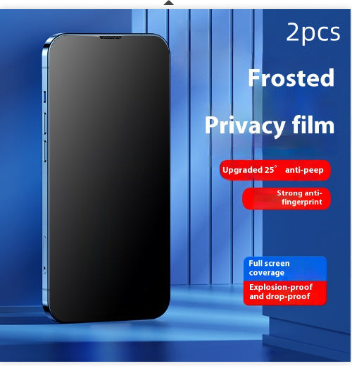 Bright Edge Diamond Frosted Matte Tempered Film for Apple 16 Series - matte tempered film