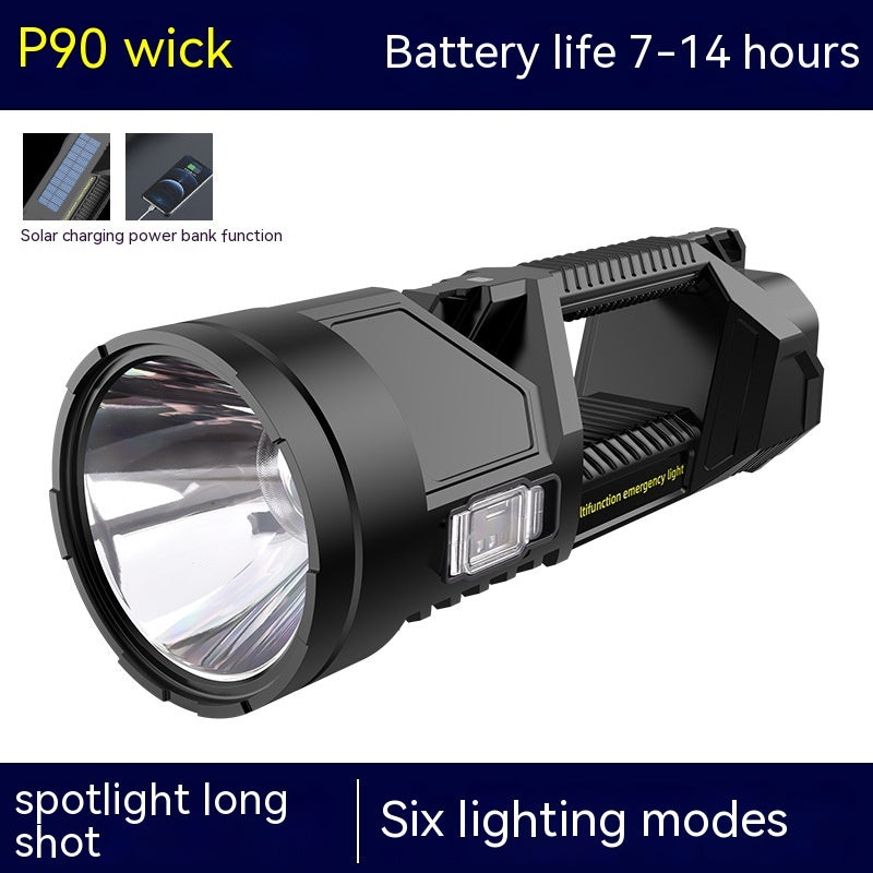 Bright Outdoor Flashlight with Long-Lasting Strong Light Charging Options - Teleplus strong light charging bright