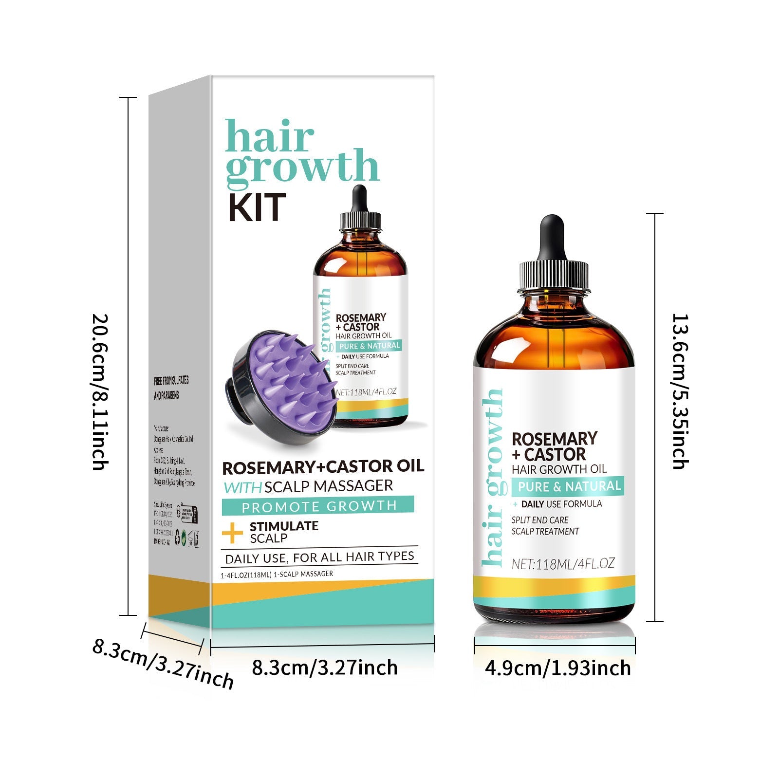 Bright Yellow Strong Hair Color with Treatment Oil and Massage Brush - Buy