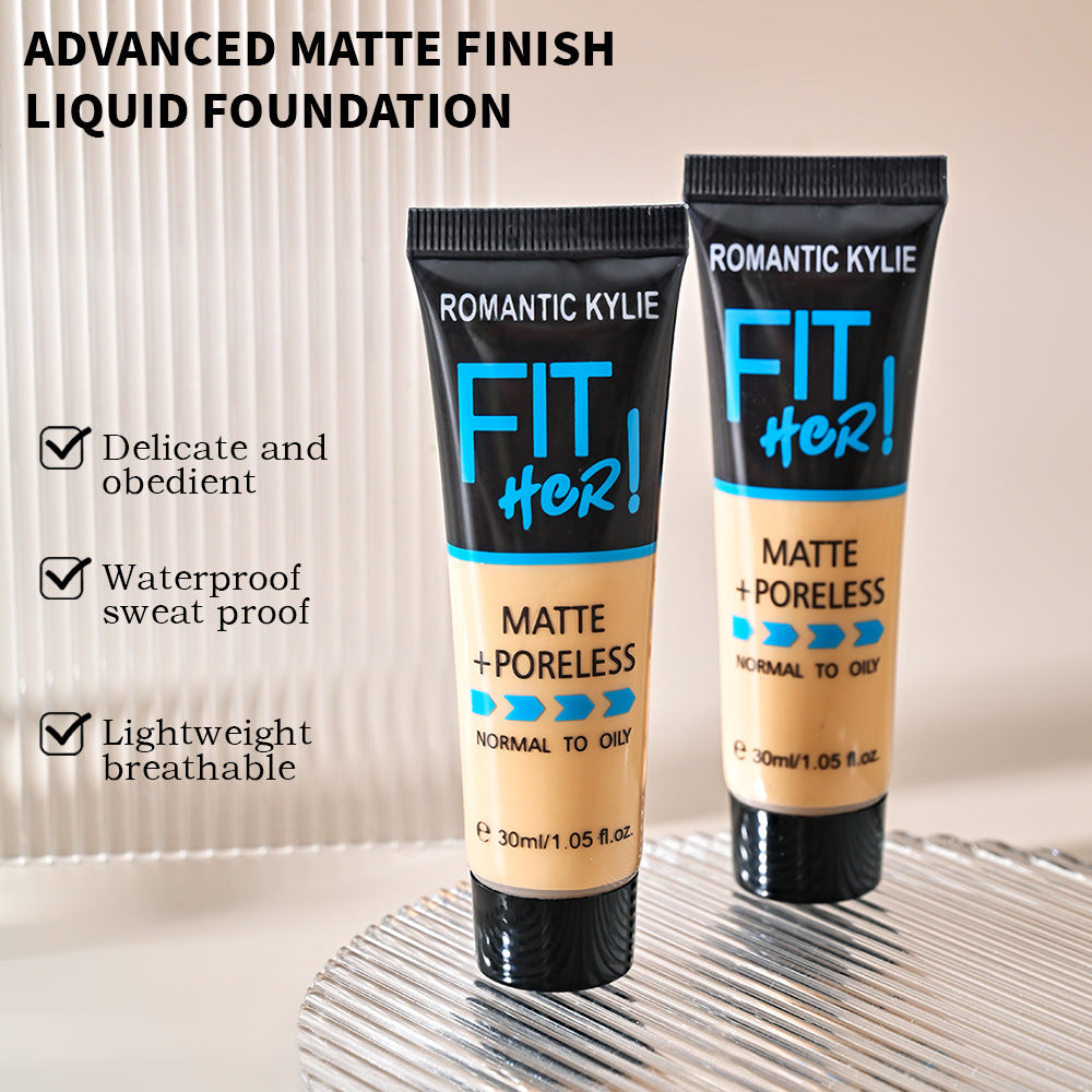 Brightening Lasting Liquid Foundation with Repair Concealer Matte - Teleplus repair concealer matte brightening lasting