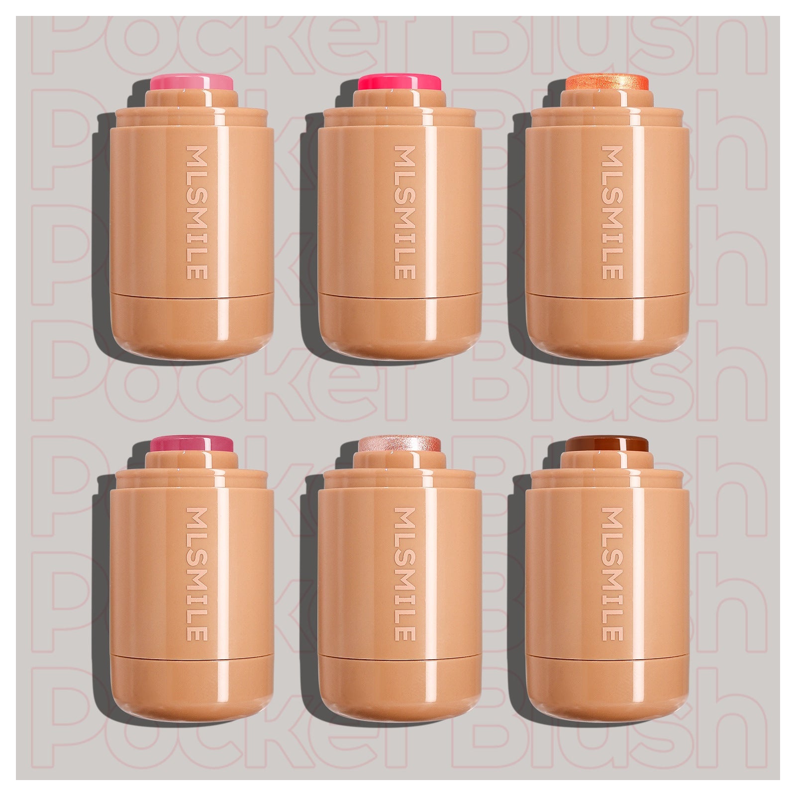 Brightening Portable Blush Stick 4ml Cream for Skin Highlight and Radiance - highlight brightening portable blush stick