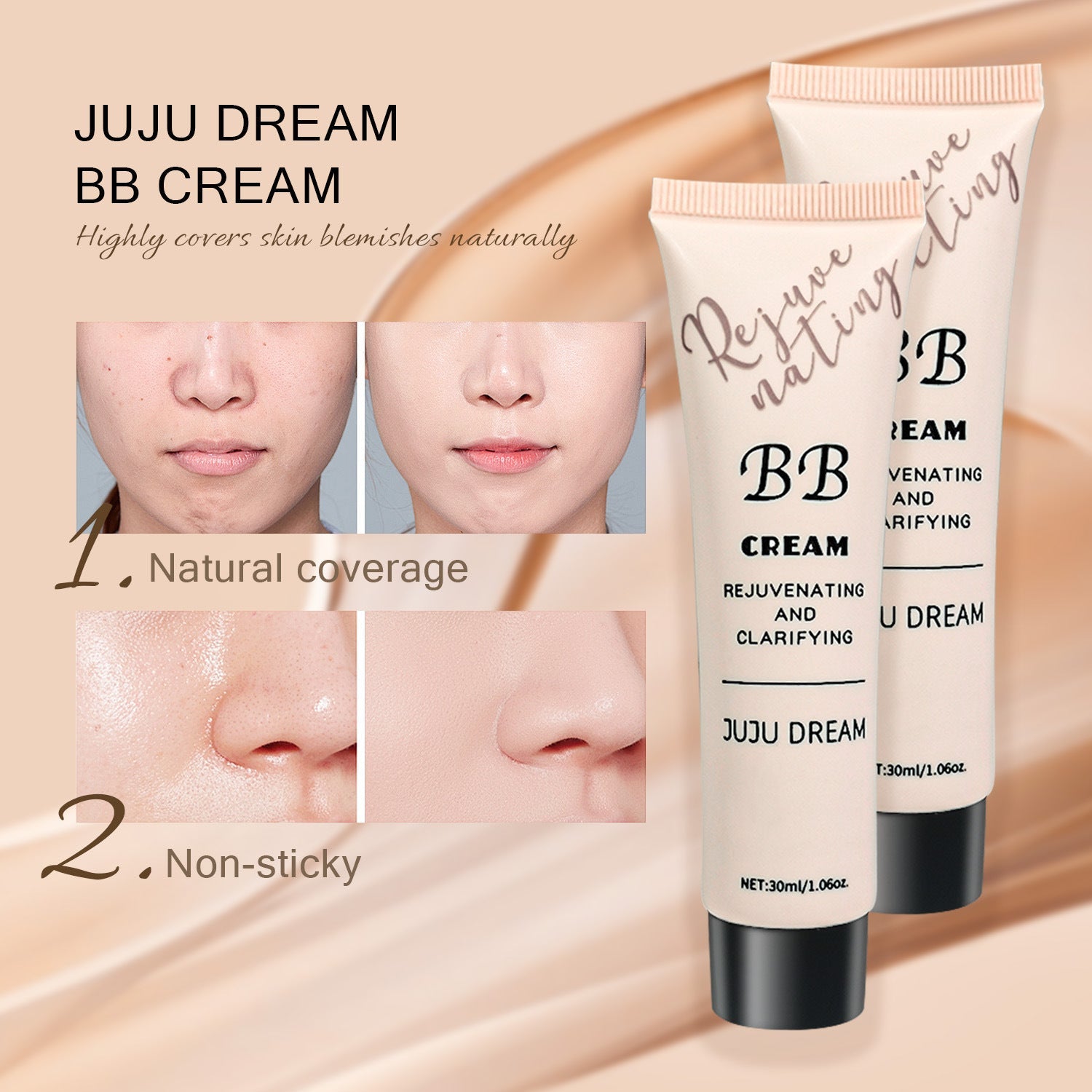 Brightening Skin Color Serum for Moisturizing and Improving Tone 30ml - Teleplus skin color improving brightening