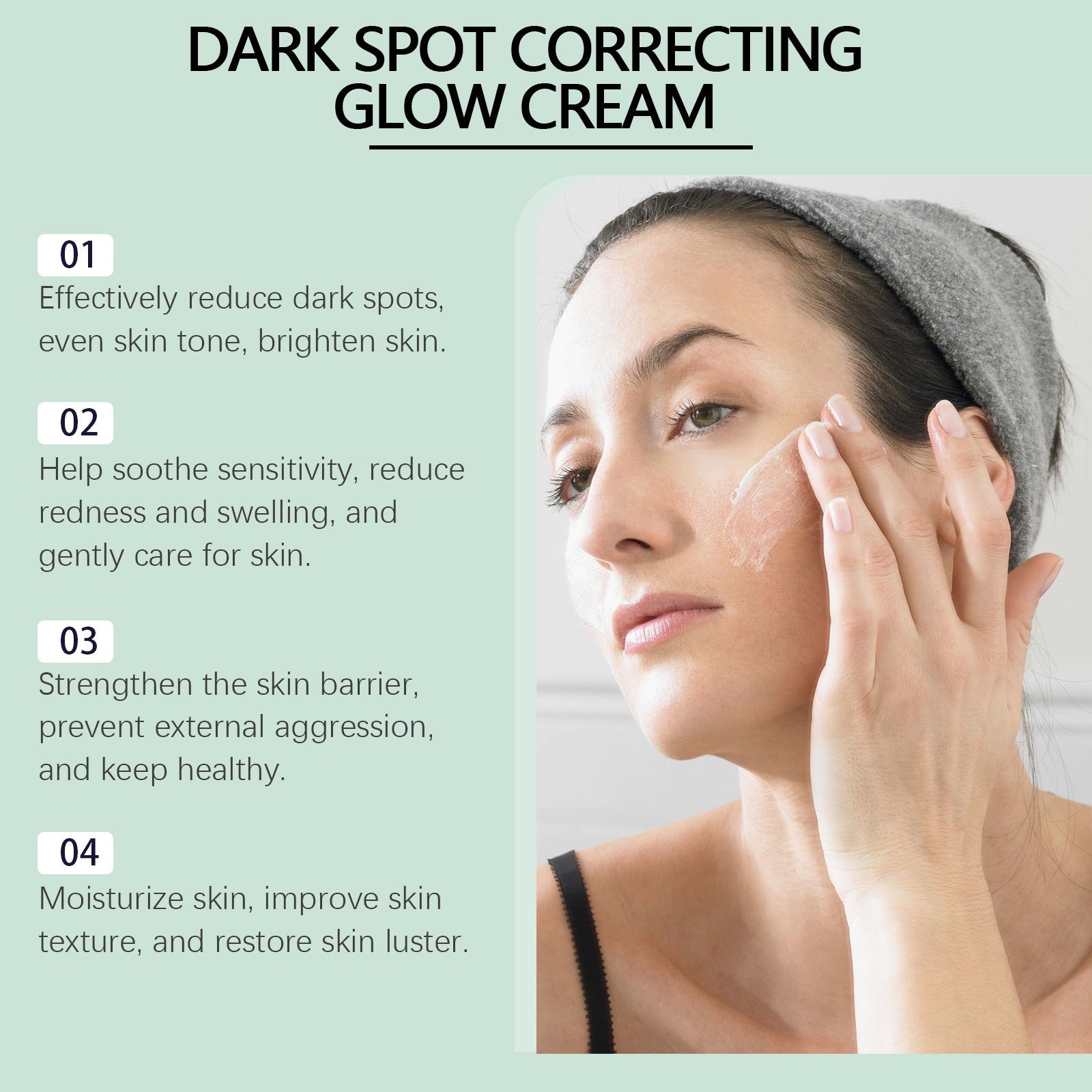 Brightening Skin Cream with Ceramides and Natural Extracts 50g - skin cream brightening