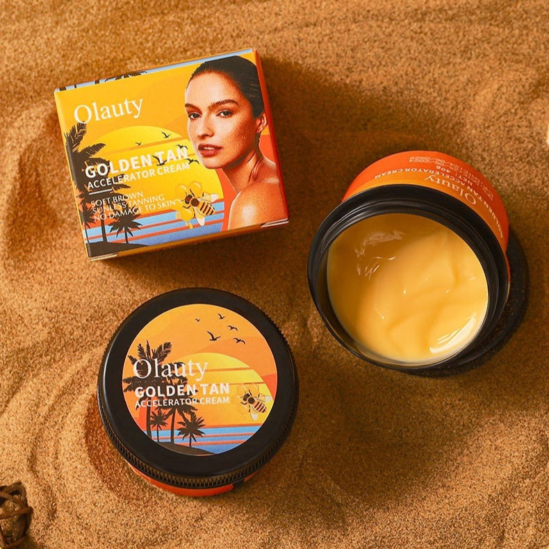 Bronze Beach Swimming Sun Tanning Cream for Ladies 40g - sun tanning cream bronze beach swimming