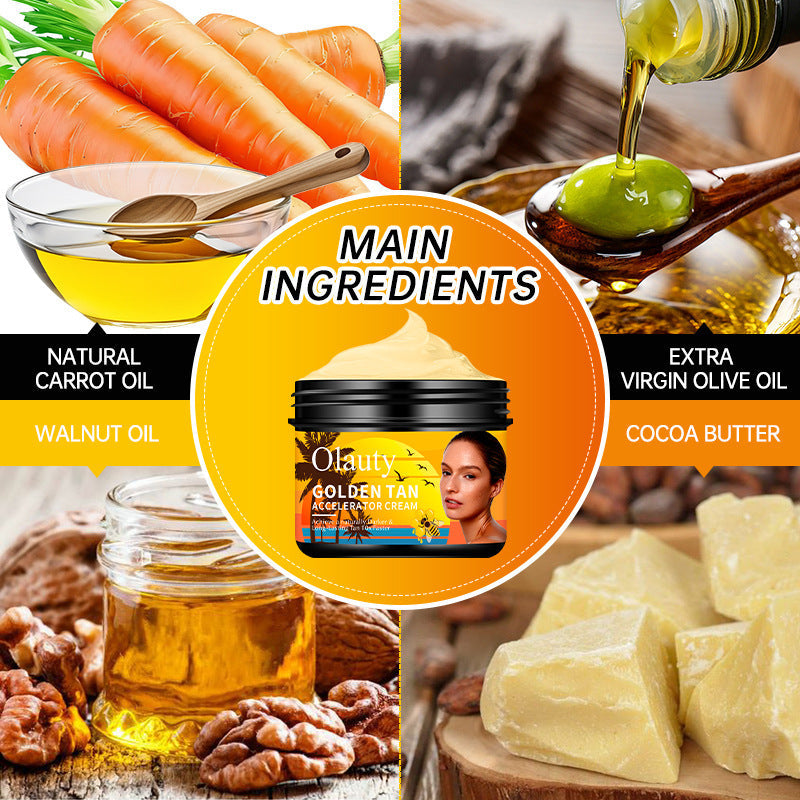 Bronze Beach Swimming Sun Tanning Cream for Ladies 40g - sun tanning cream bronze beach swimming