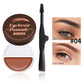 Brow Cream Makeup Set with Light and Dark Brown Shades for Eyebrow Styling - Teleplus brow cream makeup setting