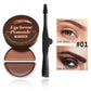 Brow Cream Makeup Set with Light and Dark Brown Shades for Eyebrow Styling - Teleplus brow cream makeup setting