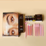 Brown Ironing Eyebrow Suit for Natural Setting Female Perm Kit - brown ironing eyebrow suit natural