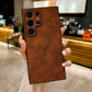 Brown Magnetic Phone Case Compatible with S24Ultra Deer Head - Teleplus for s24ultra deer head phone brown magnetic