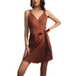 Brown Sleeveless Waist Top for Women with Polyester Fabric in Multiple Sizes - Teleplus Fabrics