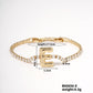 Buckle English Letter Bracelet Female Zircon - Buckle English Letter Bracelet with Zircon Jewelry