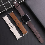 Business Clinch Cow Leather Watch Strap - Business Clinch Cow Leather Watch Strap for Apple Watch