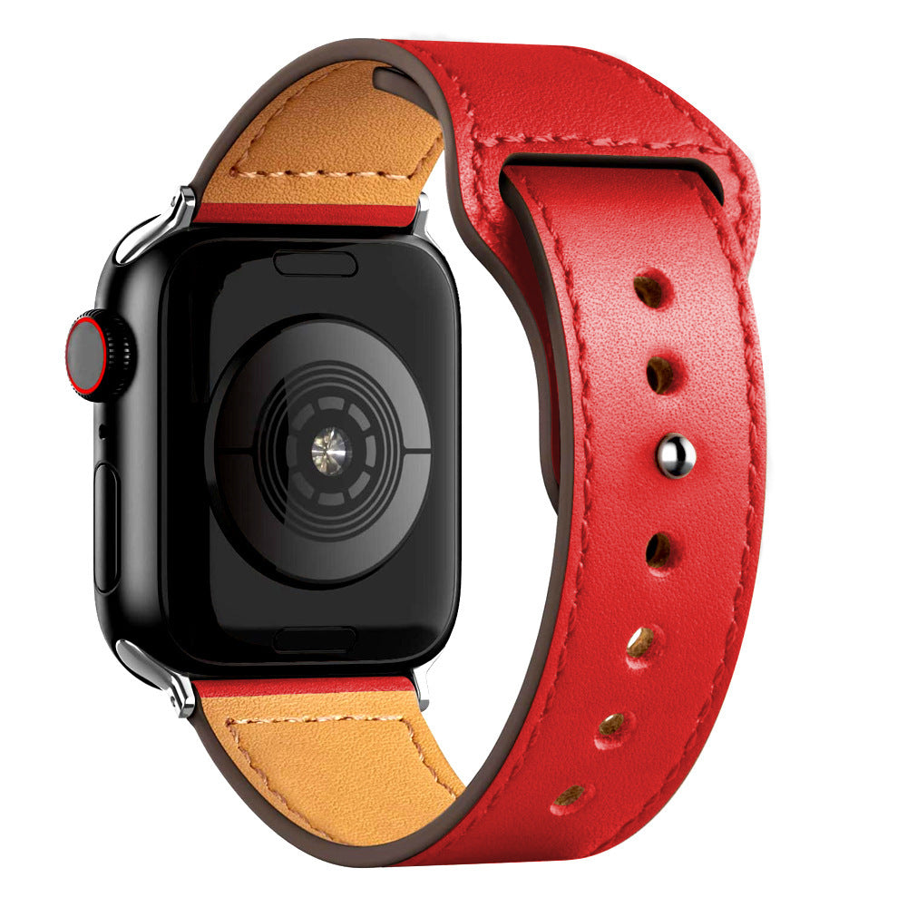 Business Clinch Cow Leather Watch Strap - Business Clinch Cow Leather Watch Strap for Apple Watch