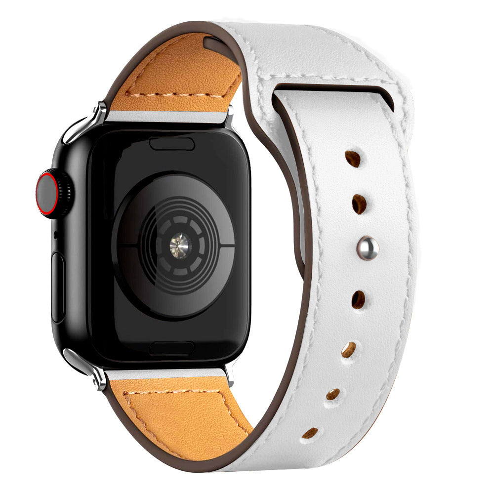 Business Clinch Cow Leather Watch Strap - Business Clinch Cow Leather Watch Strap for Apple Watch