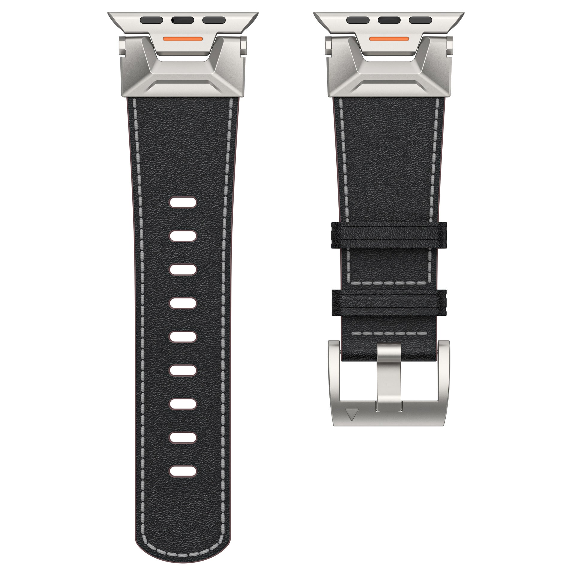 Business Style Functional Belt Watch Band - Business Style Functional Belt Watch Band in Crazy Horse